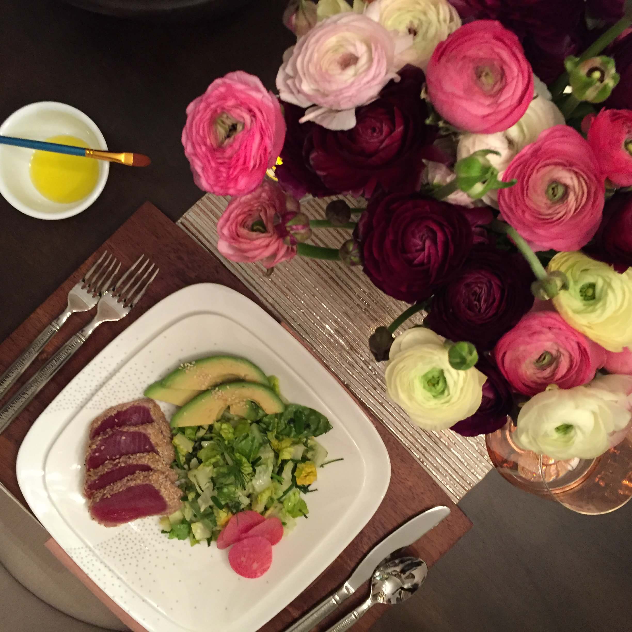 3) Seared Tuna on Market Street New York Corelle ™: