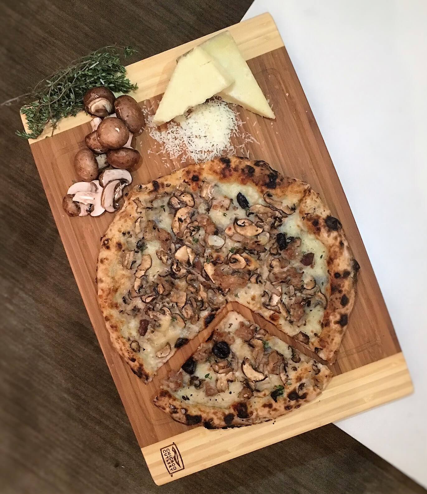 1) Artisanal Pizza on PRIME by Chicago Cutlery Cutting Boards: