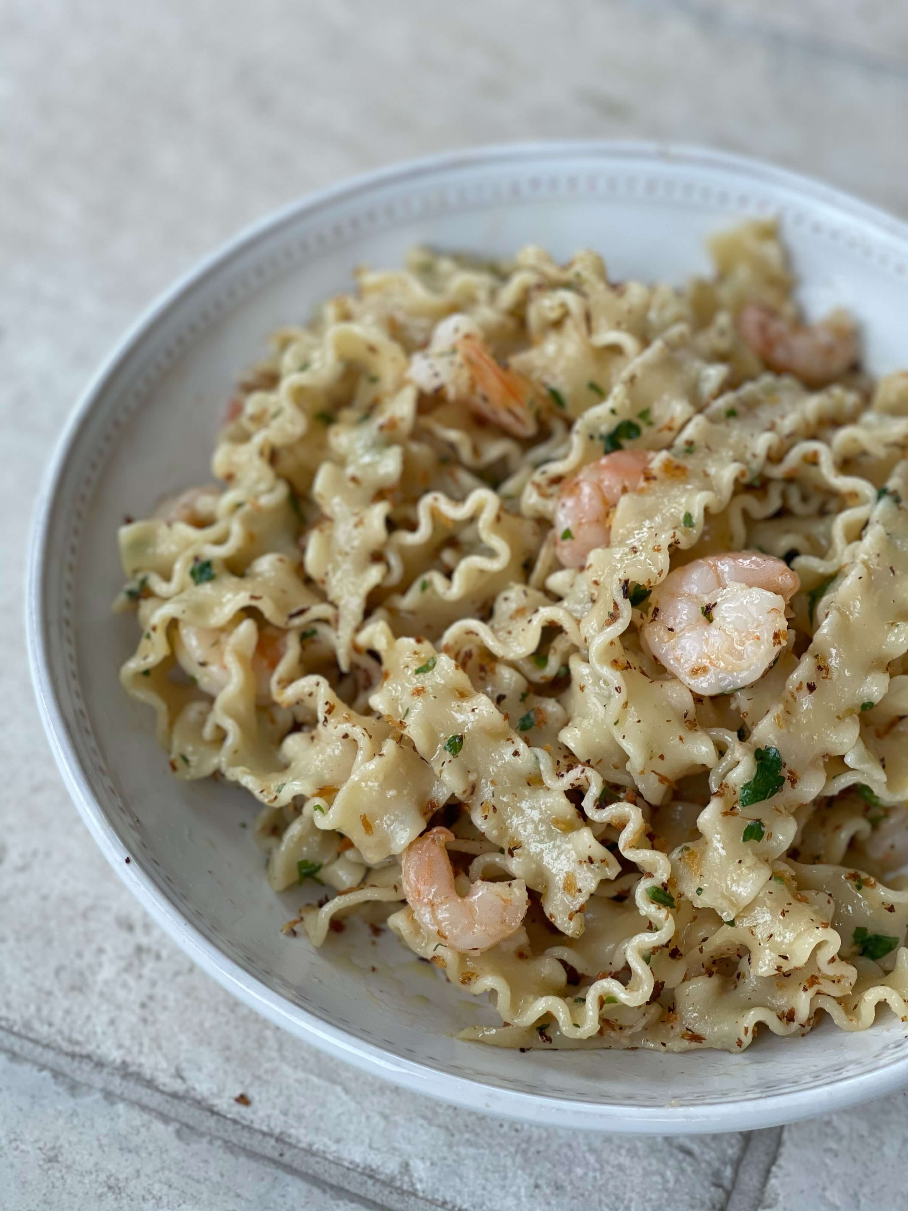 Recipe Remake: Scampi’s Mafaldini Scampi