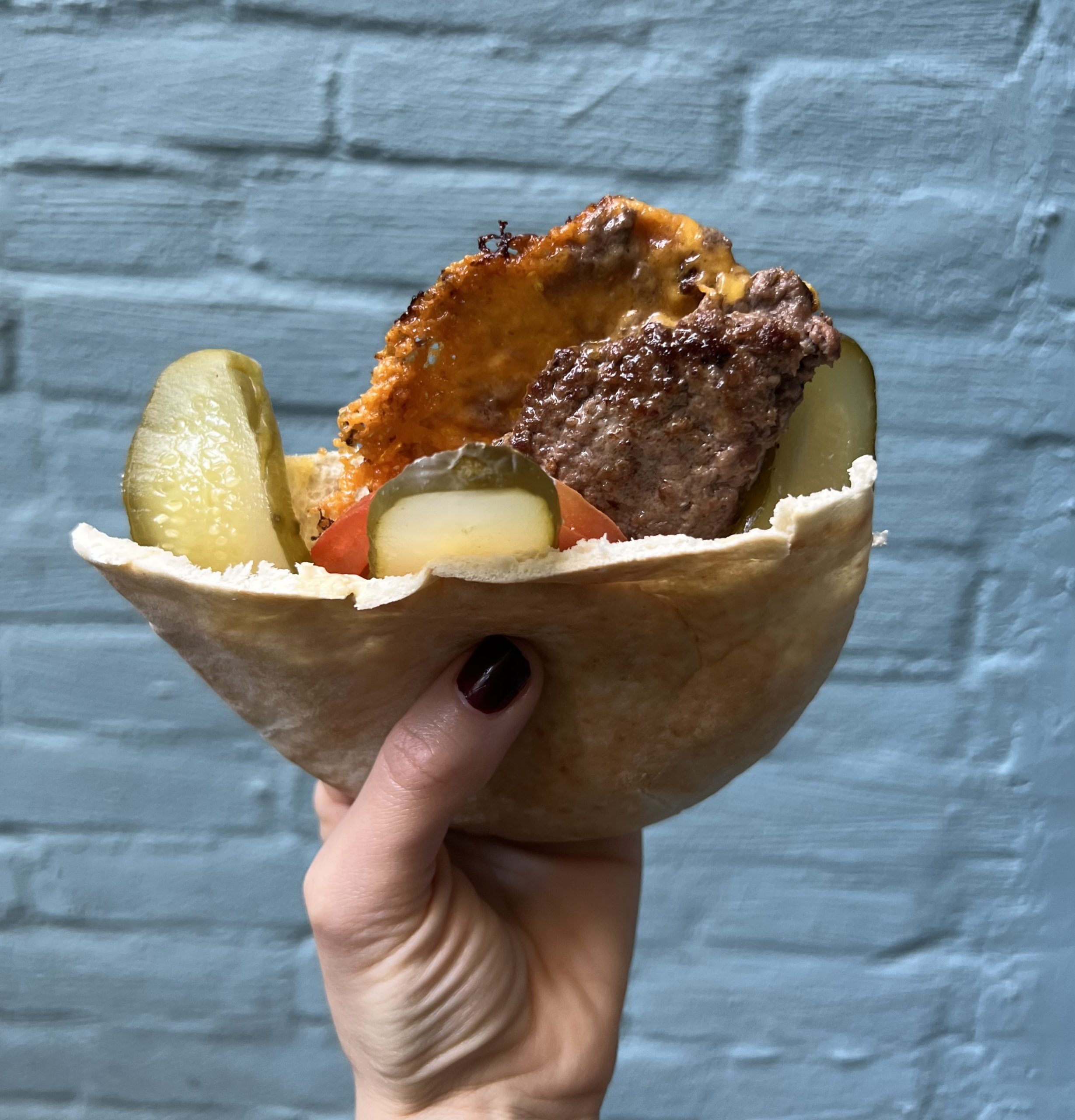 Recipe Remake: Miznon’s Folded Cheeseburger Pita